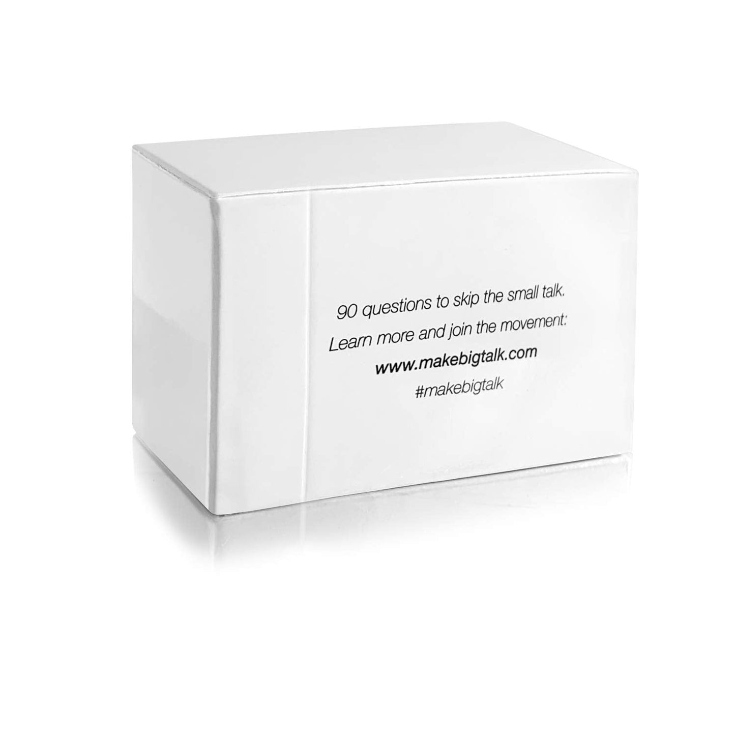 BIG TALK Conversation Starters – 88 Cards for Meaningful Connections & Icebreakers
