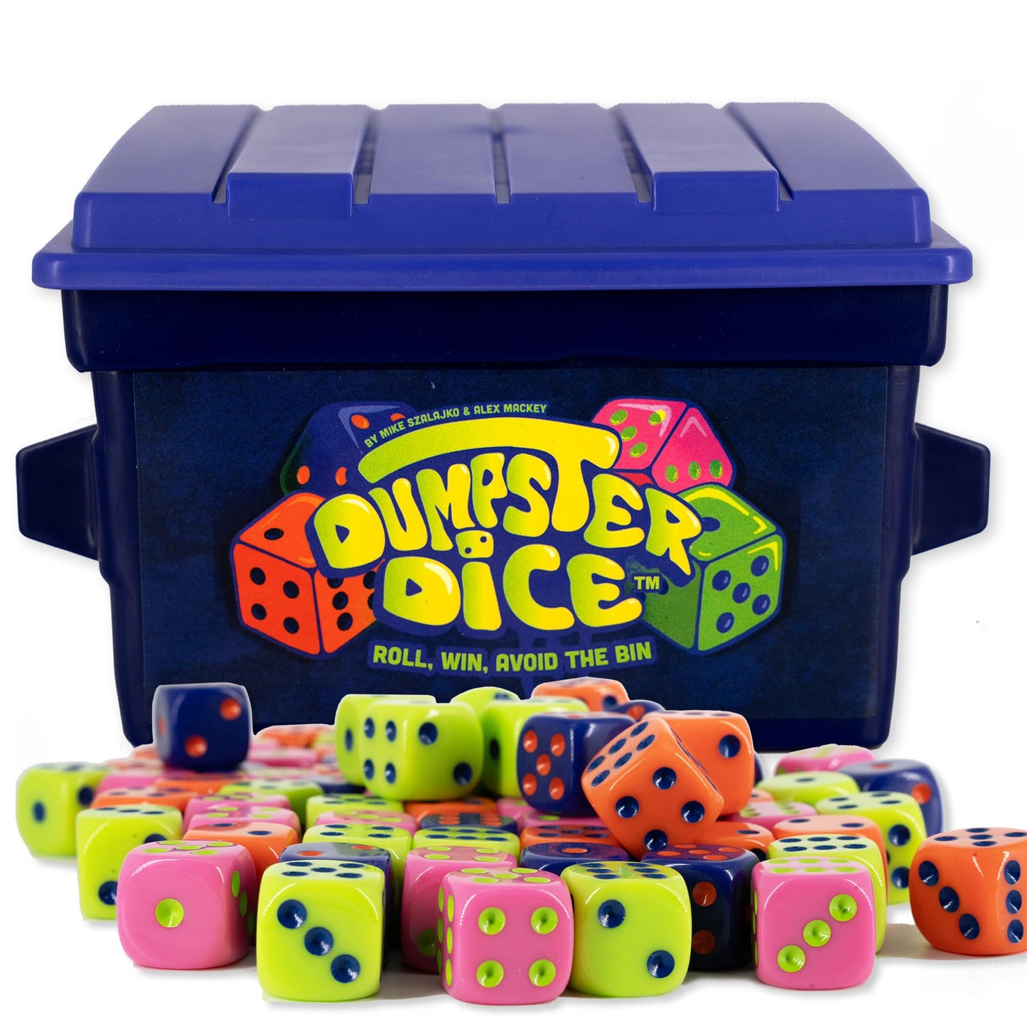 Big Discoveries Dumpster Dice – Fast-Paced 4-Player Dice Game for Travel & Parties