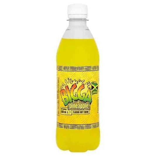 Bigga Pineapple Flavour Soft Drink 600ml (Case of 12)