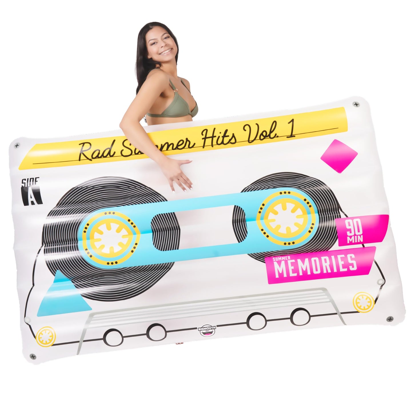 BigMouth Inc Giant Cassette Tape Pool Float - 5-Foot Inflatable Mixtape Raft