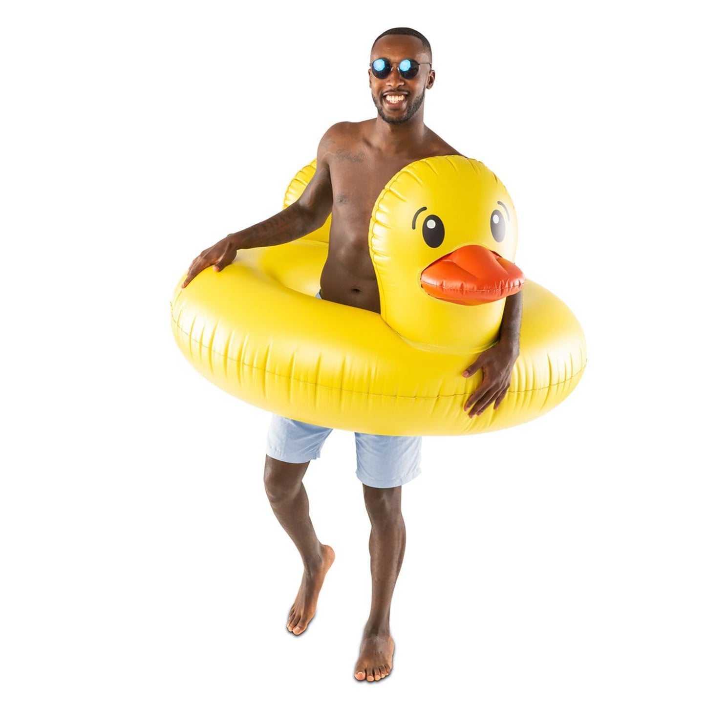 BigMouth Inc Giant Duck Pool Float – Over 4 Feet Wide, Inflatable Water Toy