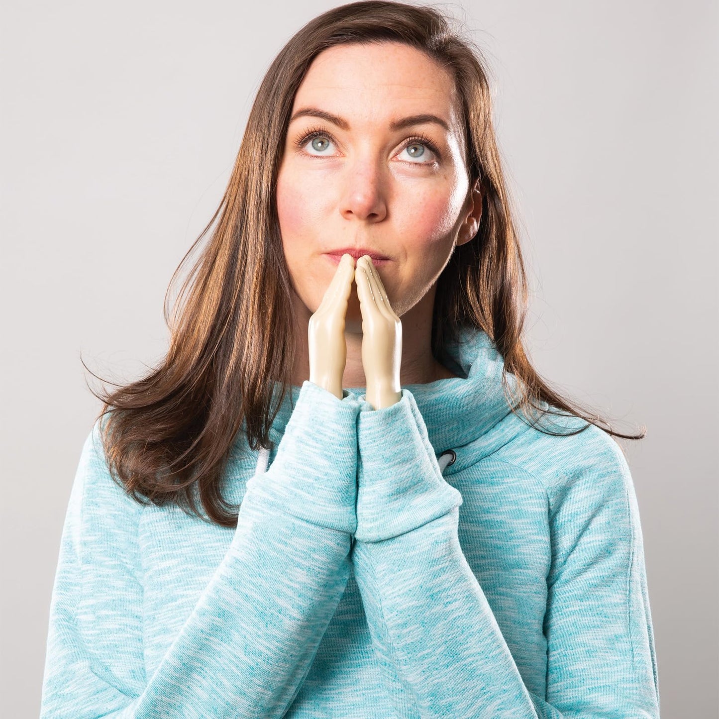 BigMouth Inc Tiny Hands on a Stick – The Original Tiny Hands Gag Gifts for Costumes & Pranks