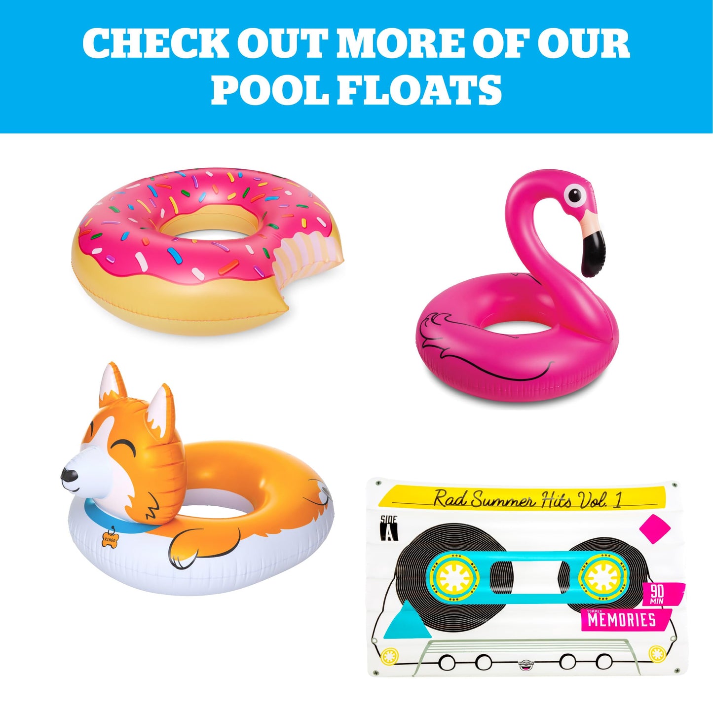 BigMouth Inc Giant Octopus Tentacles Pool Float – 5ft Wide Inflatable Tube