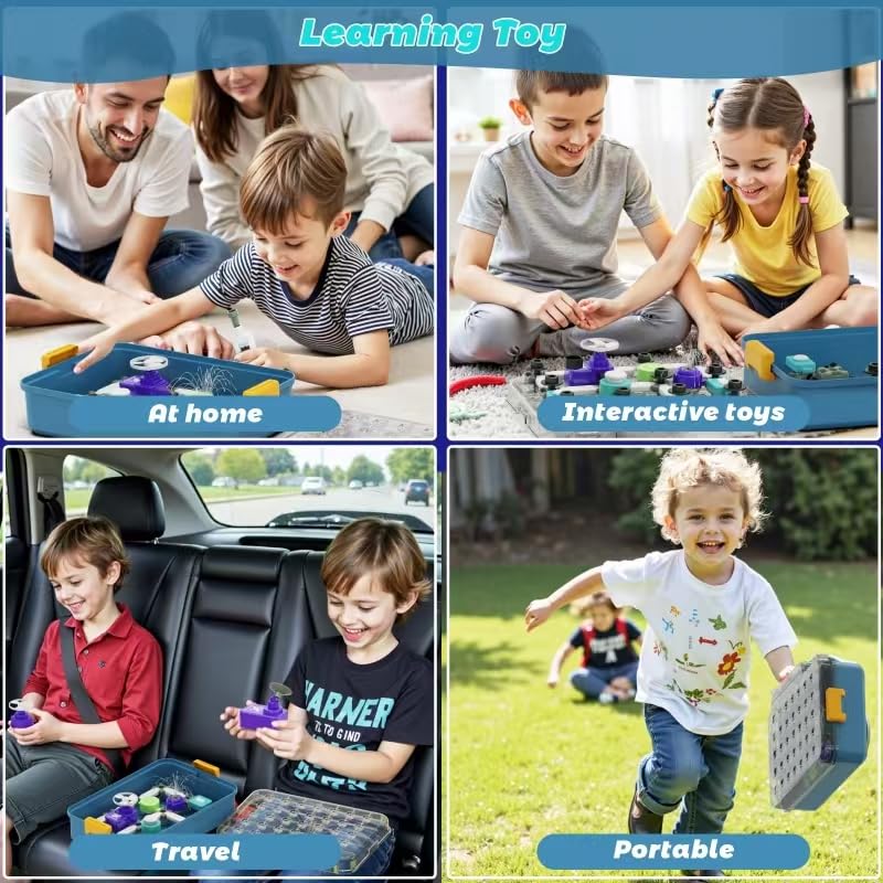 BIGRANK Science Kits for Kids 5-12 | 58 Circuit Parts, 520+ Projects, Portable STEM Toys