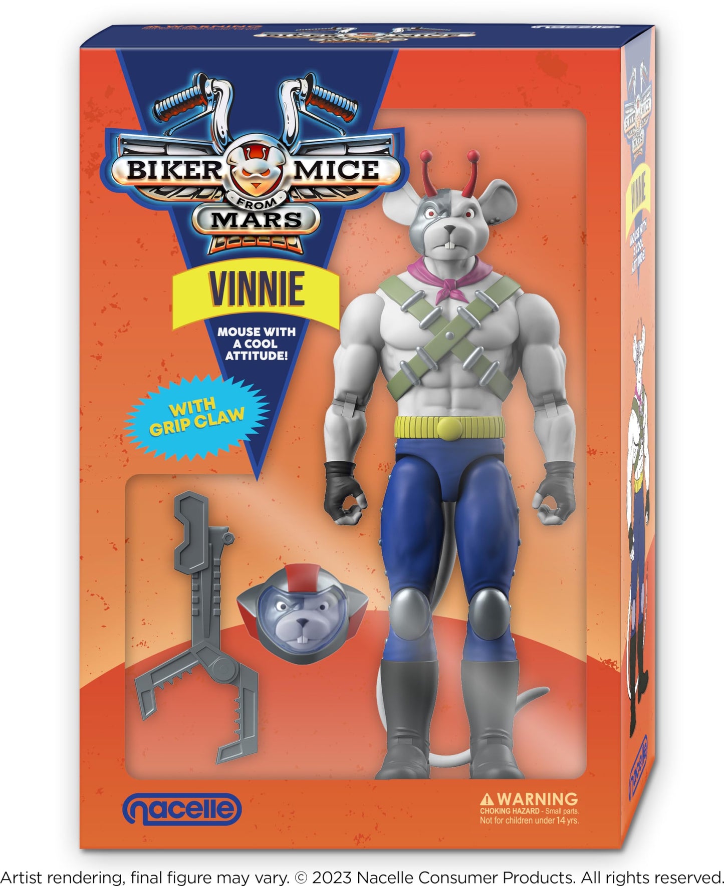 Biker Mice From Mars Vinnie Figure – 6.8-Inch Fully Articulated Collectible