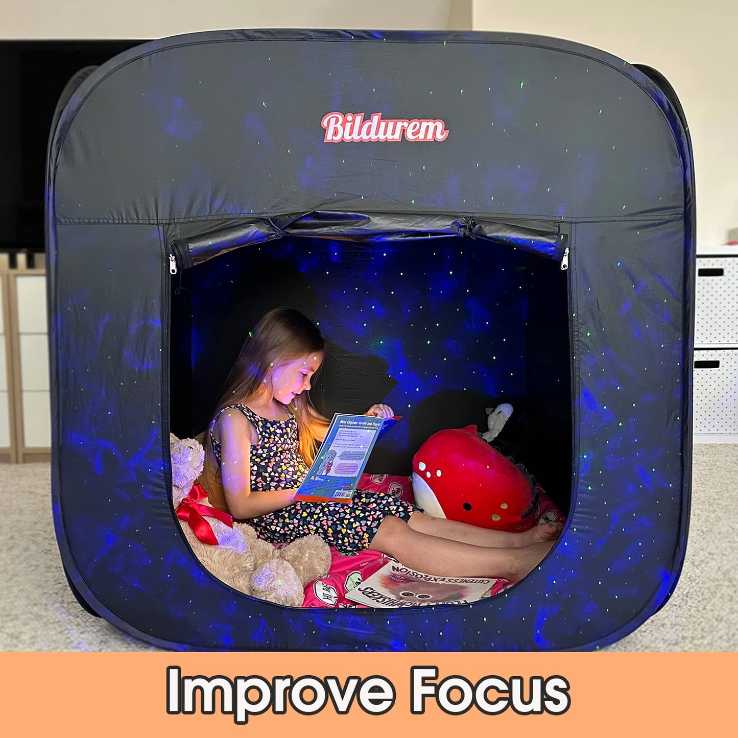Bildurem Sensory Tent for Kids – Calming Blackout Play Space