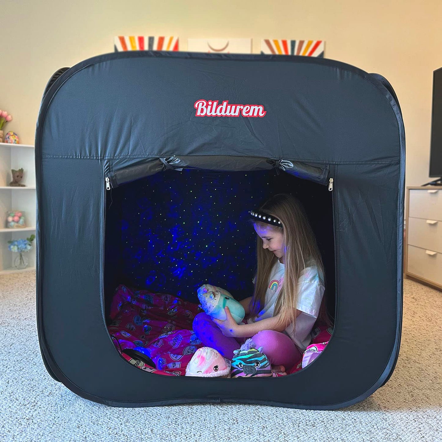 Bildurem Sensory Tent for Kids – Calming Blackout Play Space