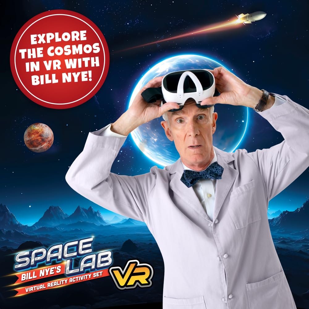 Abacus Brands Bill Nye's VR Space Lab — VR Space STEM Kit for Kids (2025 Edition)