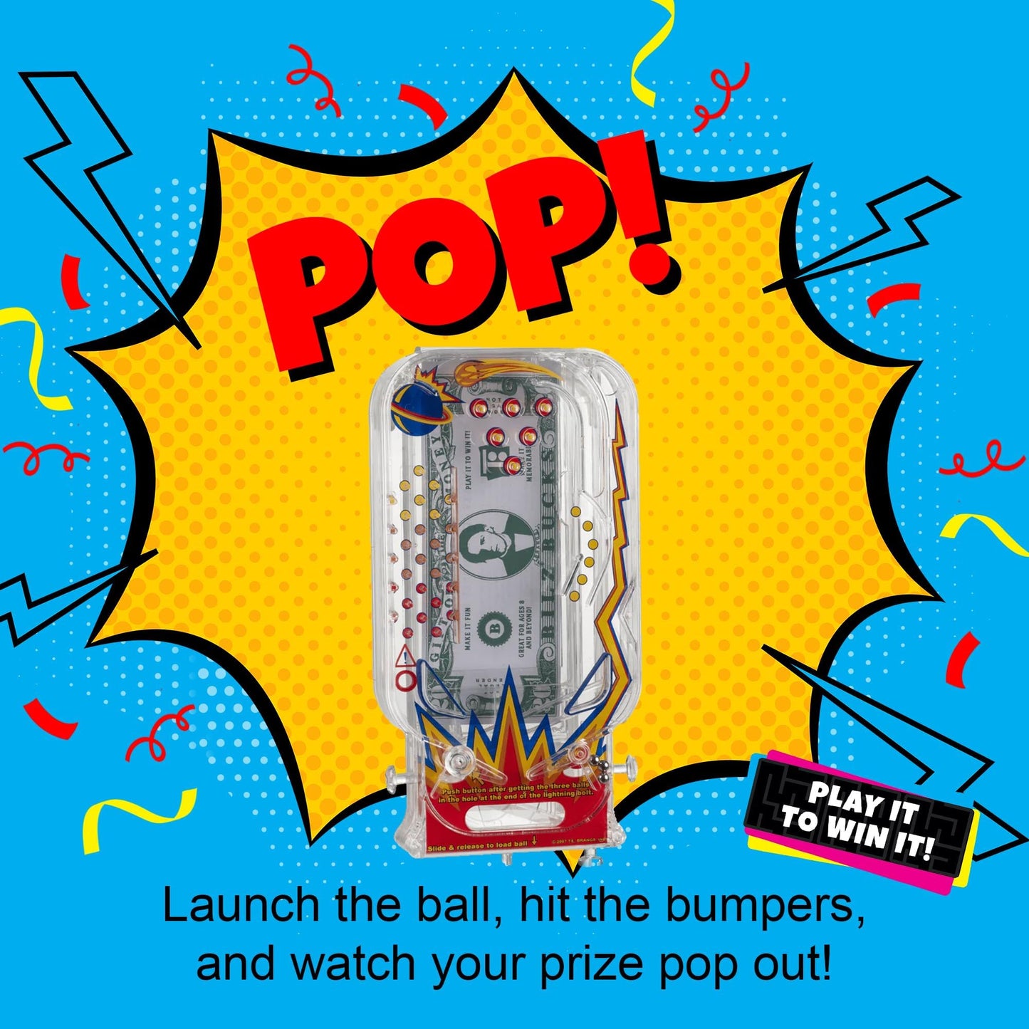 BILZ Cosmic Pinball – Fun Money Gifting Puzzle (Ages 8+) | 2 Pack