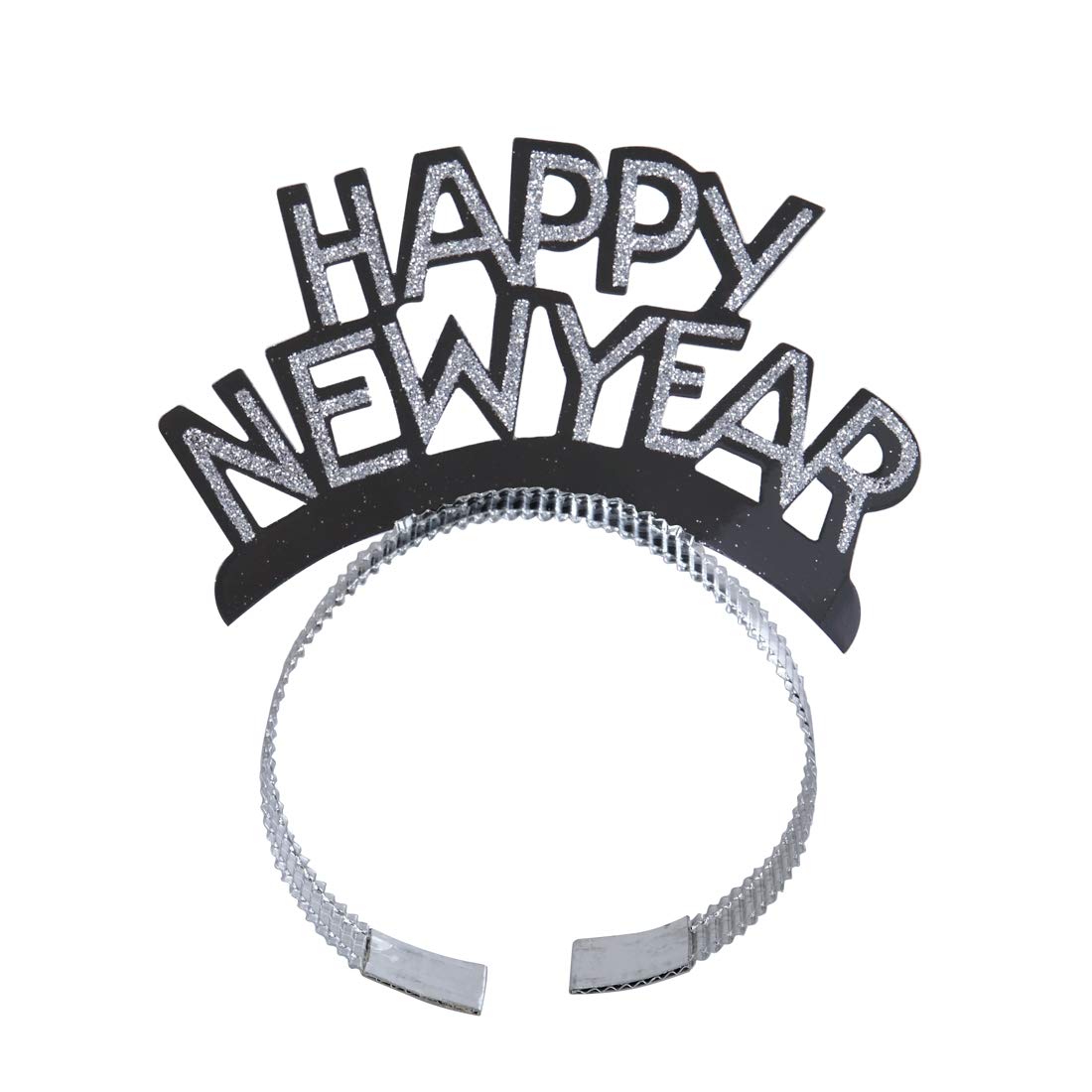BinaryABC Happy New Year Headband Tiara - 12 Pack New Year’s Eve Party Favors