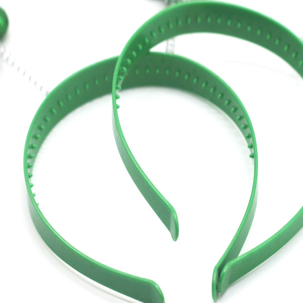 BinaryABC St Patrick's Day Headband – Shamrock Boppers (2 Pcs)