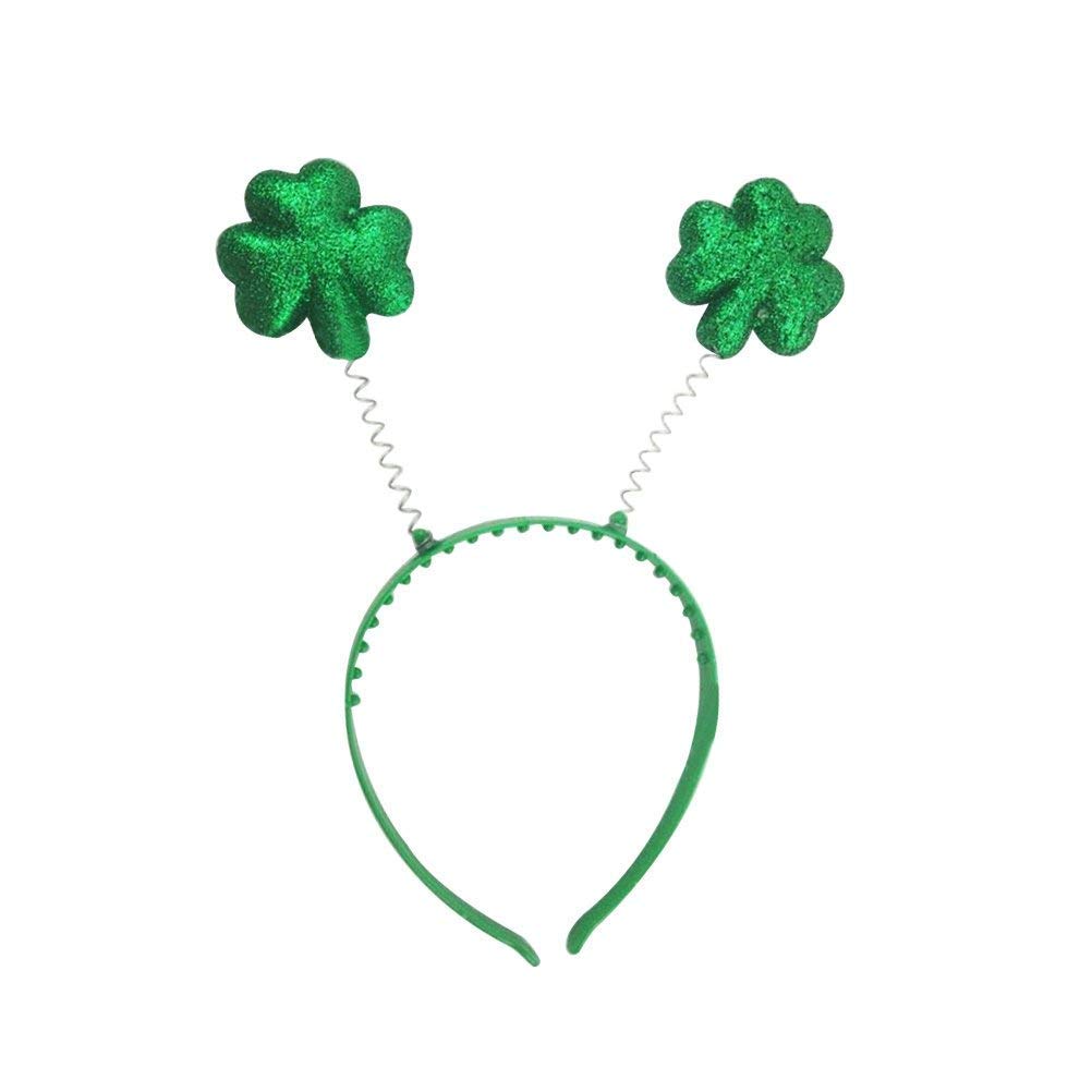 BinaryABC St Patrick's Day Headband – Shamrock Boppers (2 Pcs)