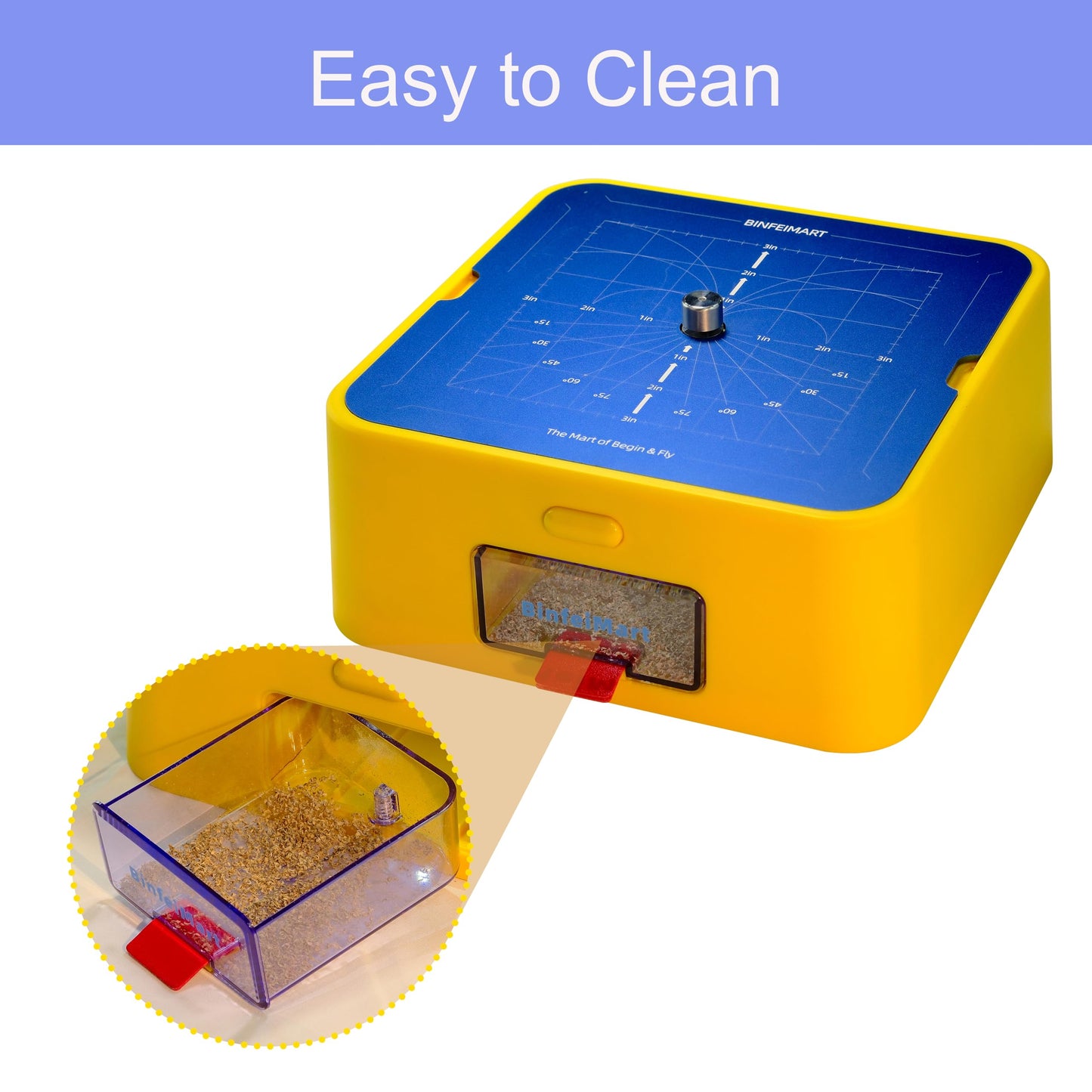 BinfeiMart Kid-Safe Cardboard Cutting Toy for Ages 4+ | LED Dust Drawer & STEM Tool