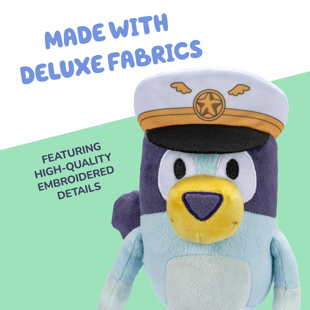 Bluey Plush Duo: 16-23” Bluey & Bingo Stuffed Animals Pack | Soft Captain & Holiday Plush Toys for Kids 3+