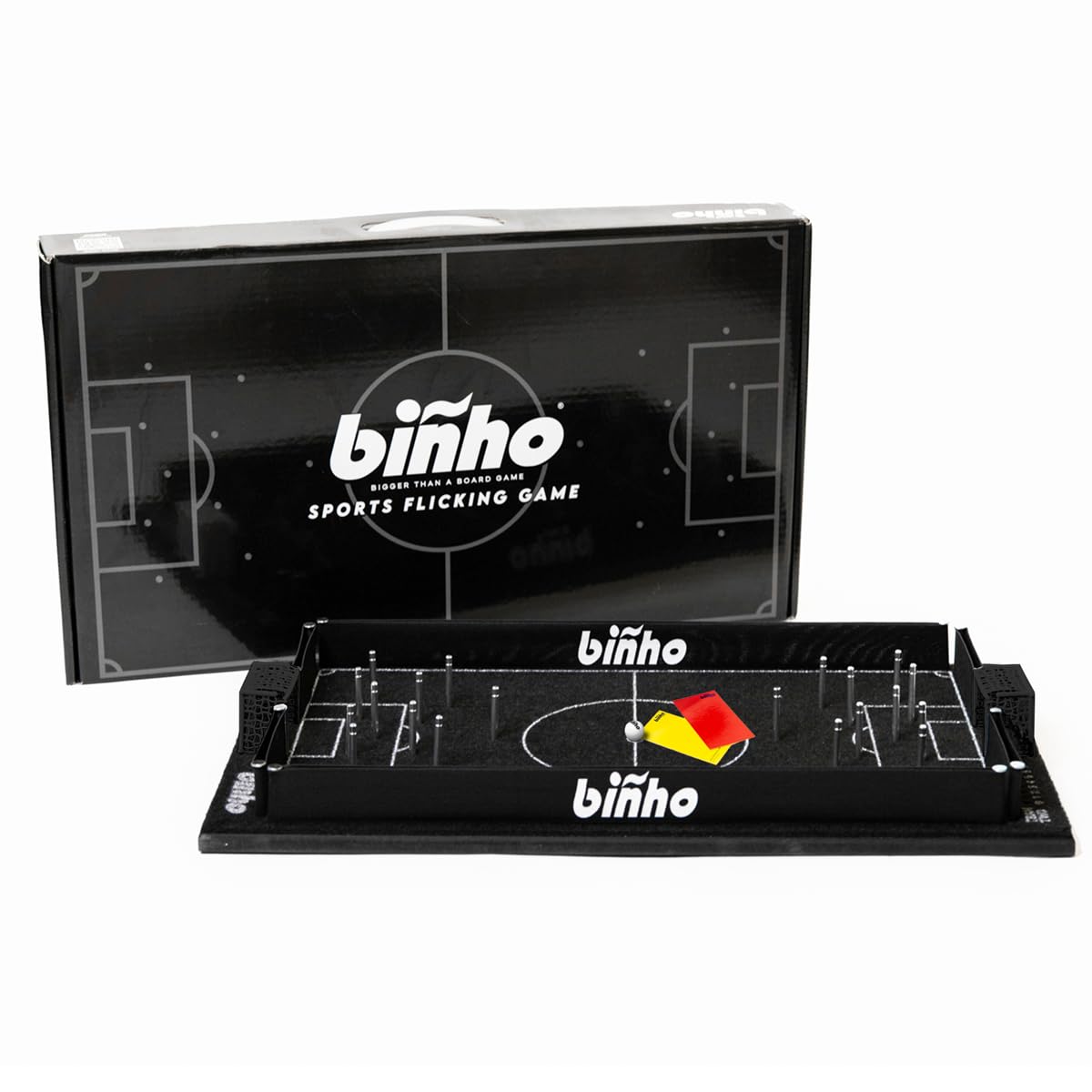 Biñho Binho Board Classic Board Game – 2-Player Finger-Flick Tabletop Fun