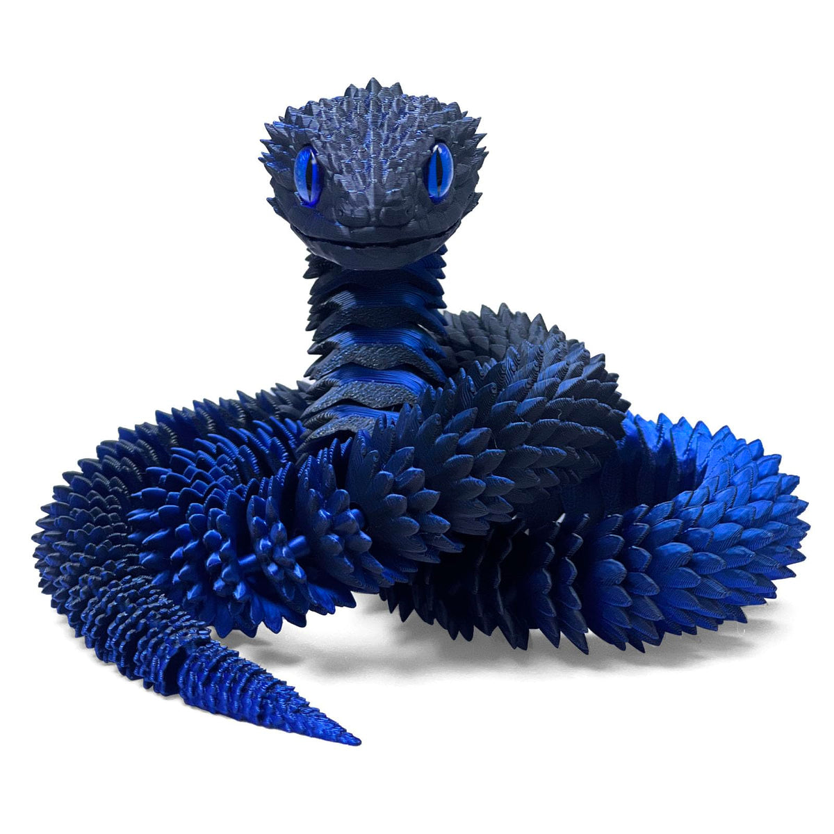 Binvin 3D Printed Snake Viper – Articulated Toy, Realistic Detail, 20.2 Inch