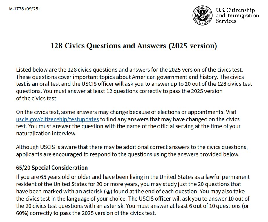 Biodison & Lee US Citizenship Flash Cards – 128 Civics Questions (English & Spanish)