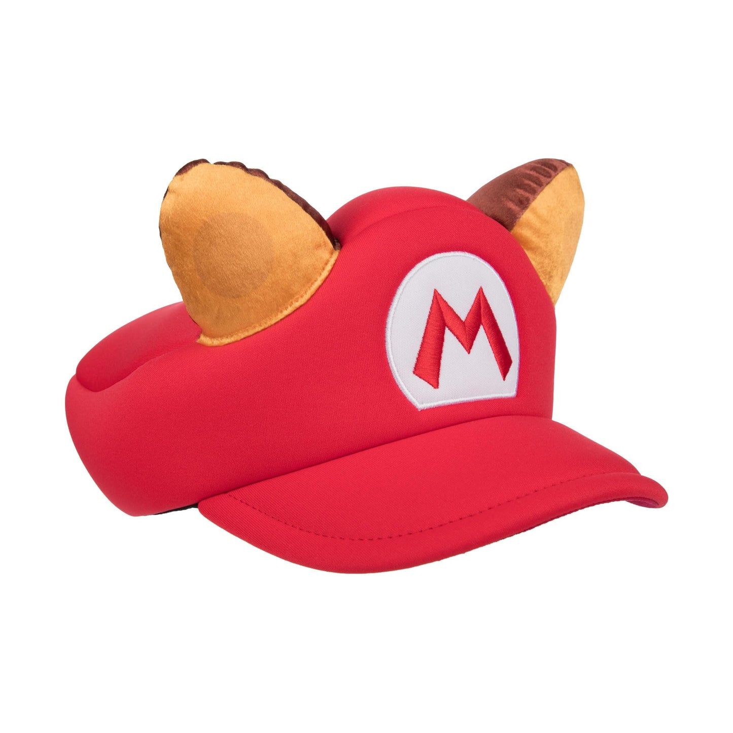 Bioworld Super Mario Video Game Raccoon Hat with Ears – Red Cosplay Cap