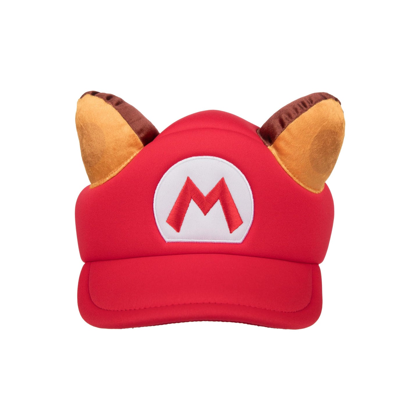 Bioworld Super Mario Video Game Raccoon Hat with Ears – Red Cosplay Cap