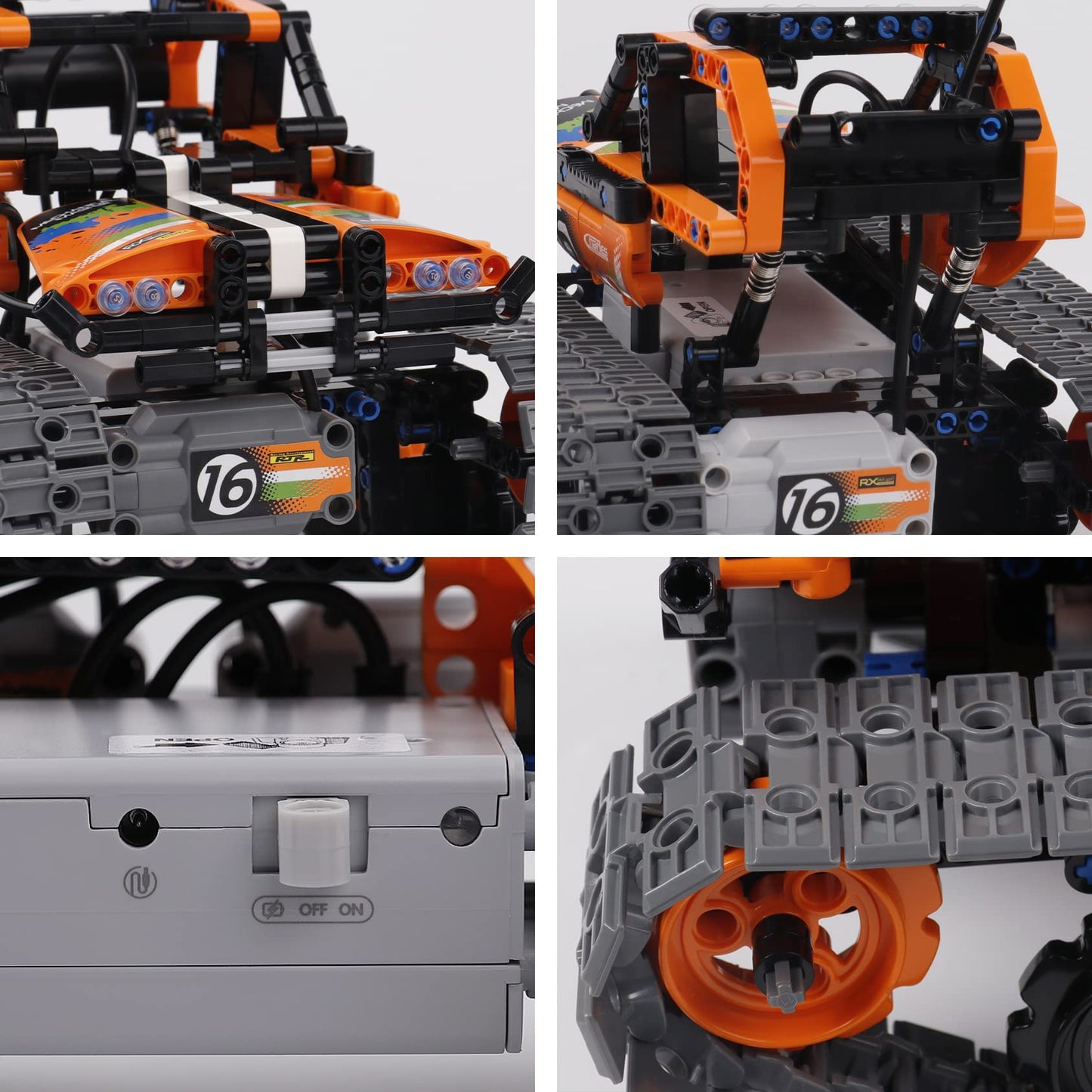 BIRANCO STEM 3in1 RC Building Kit – 392 pcs Tracked Racer, Tank & Robot