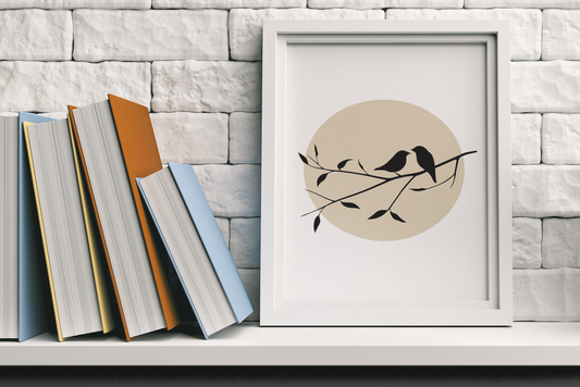 Minimalist Bird Silhouette Poster
