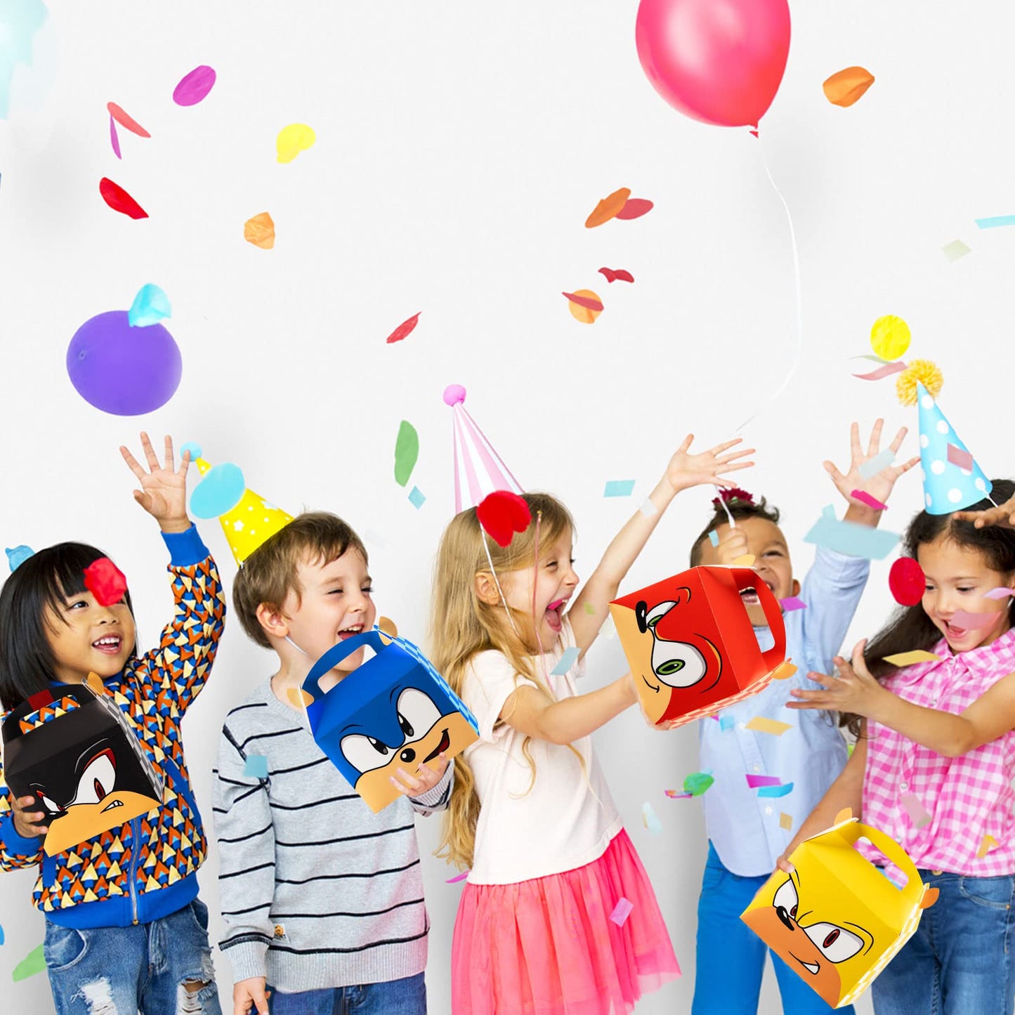 Birthday Party Supplies Kit – 112 Pcs Party Favors with Masks, Keychains & More