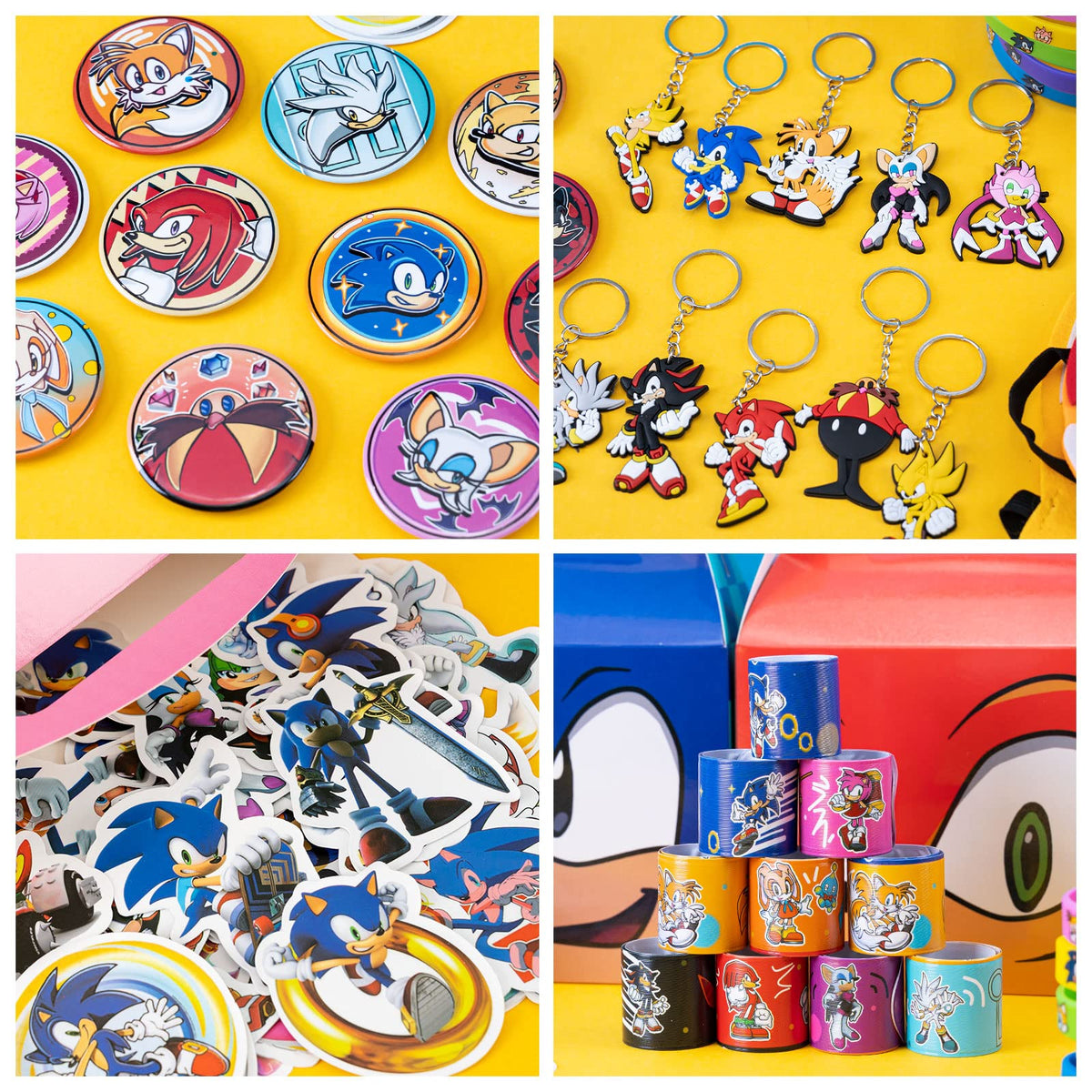 Birthday Party Supplies Kit – 112 Pcs Party Favors with Masks, Keychains & More