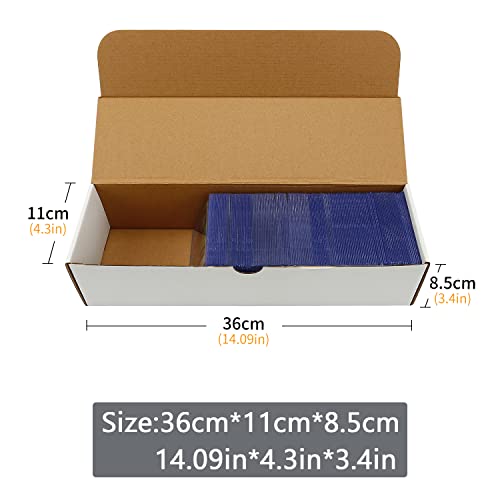 BIU-BOOM Trading Card Storage Box – 6-Pack, 4800 Card Capacity, Corrugated Cardboard