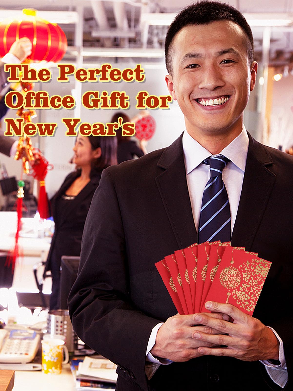 Biubee 25Pcs Chinese New Year Scratch Off Fortune Cards with Red Envelopes – 2026 Year of the Horse