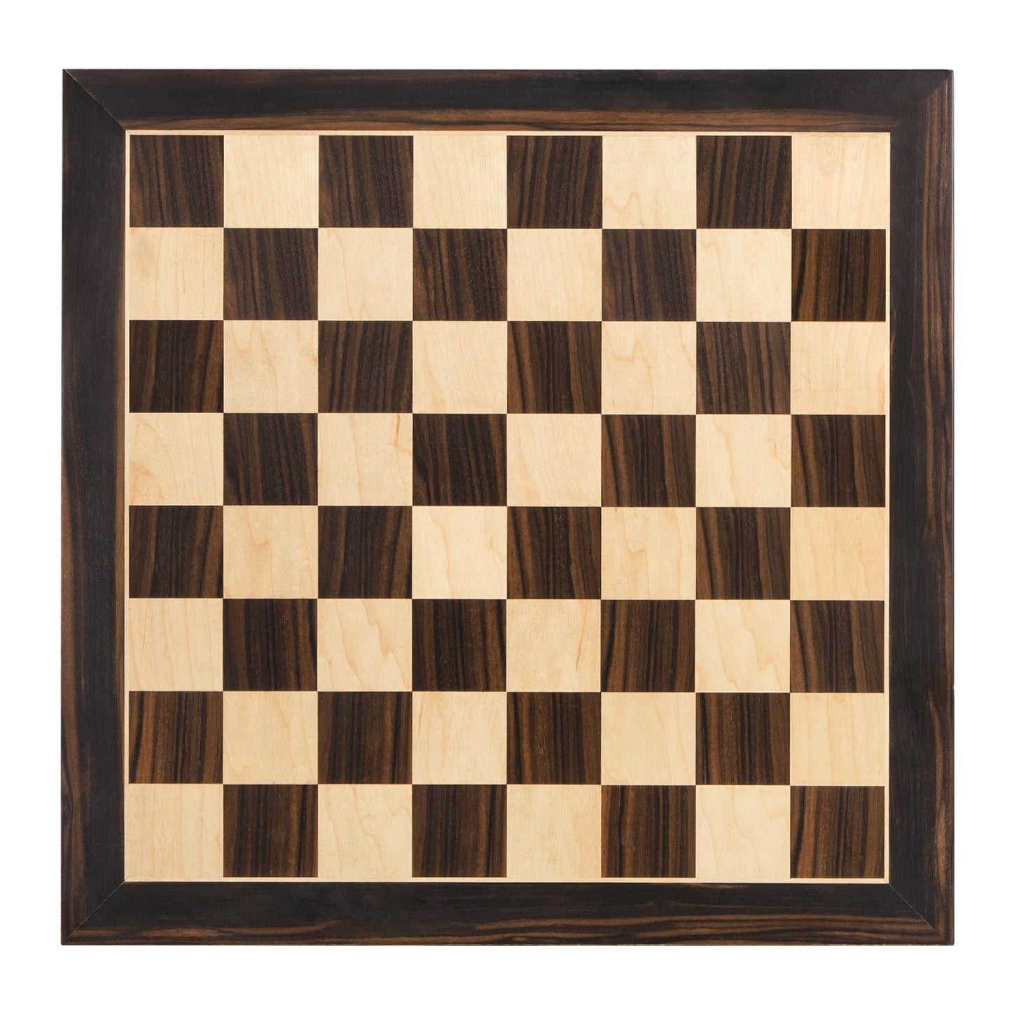 BIVOMON 21.25-inch Wooden Chess Board – Tournament-Grade 64-Square Board with 2.2-Inch Squares