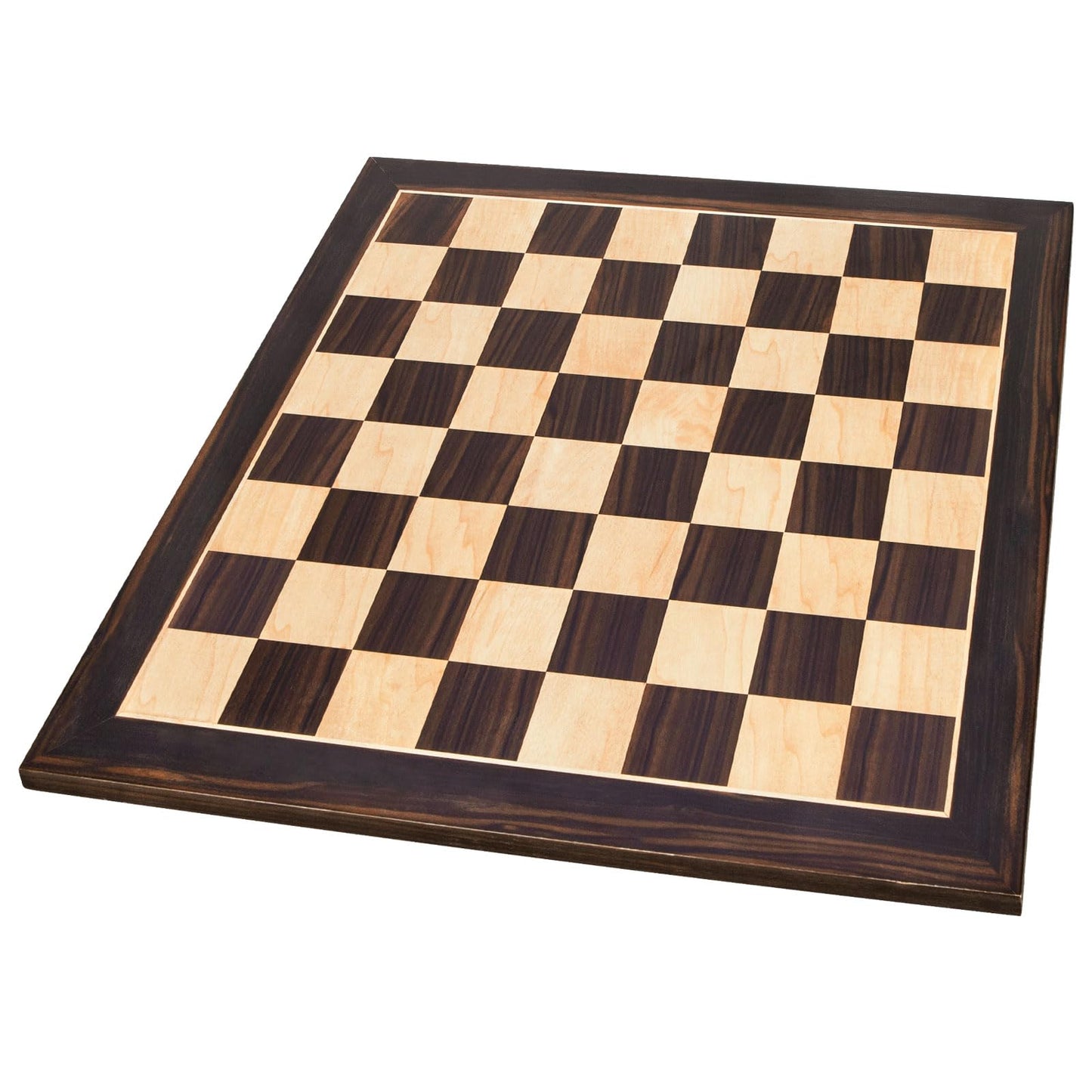 BIVOMON 21.25-inch Wooden Chess Board – Tournament-Grade 64-Square Board with 2.2-Inch Squares