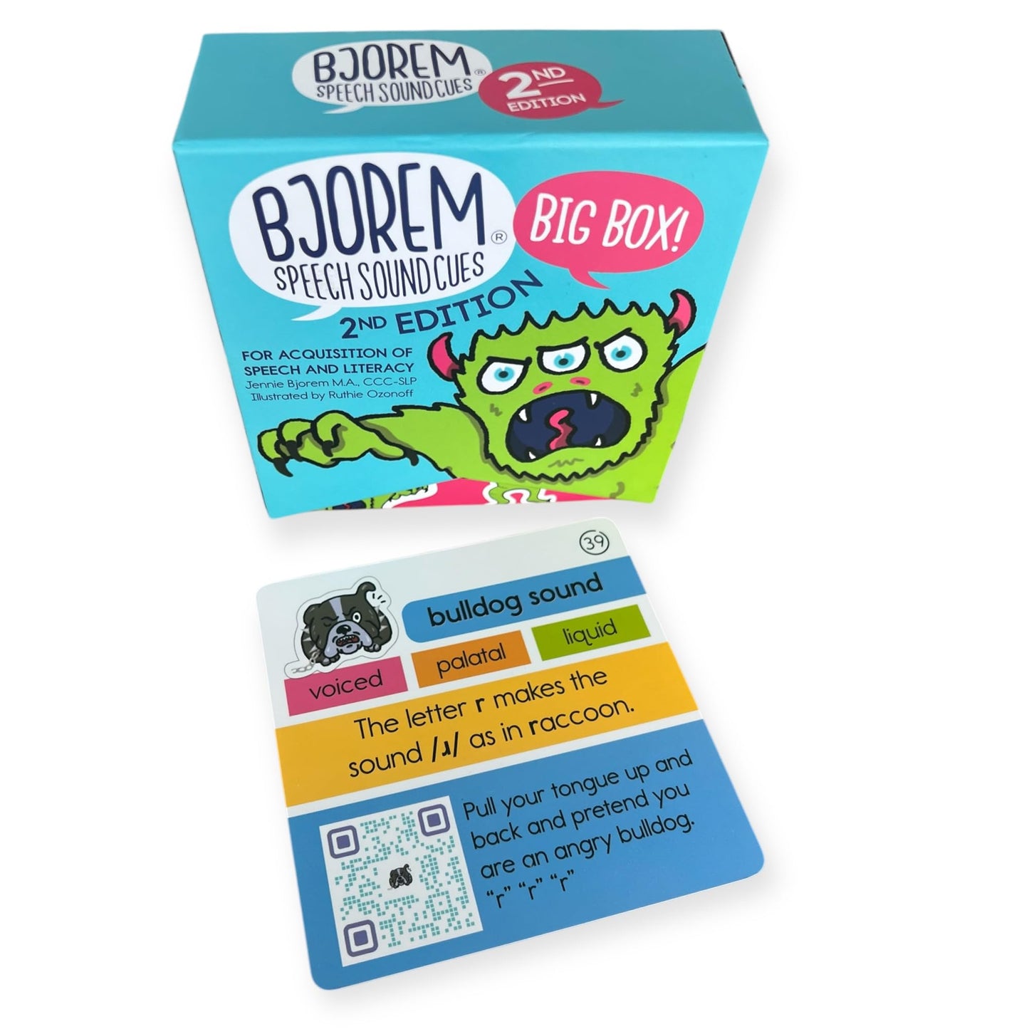 Bjorem Speech 2nd Edition Big Box of Sound Cues – Phonetic Cards for Therapy & Early Literacy