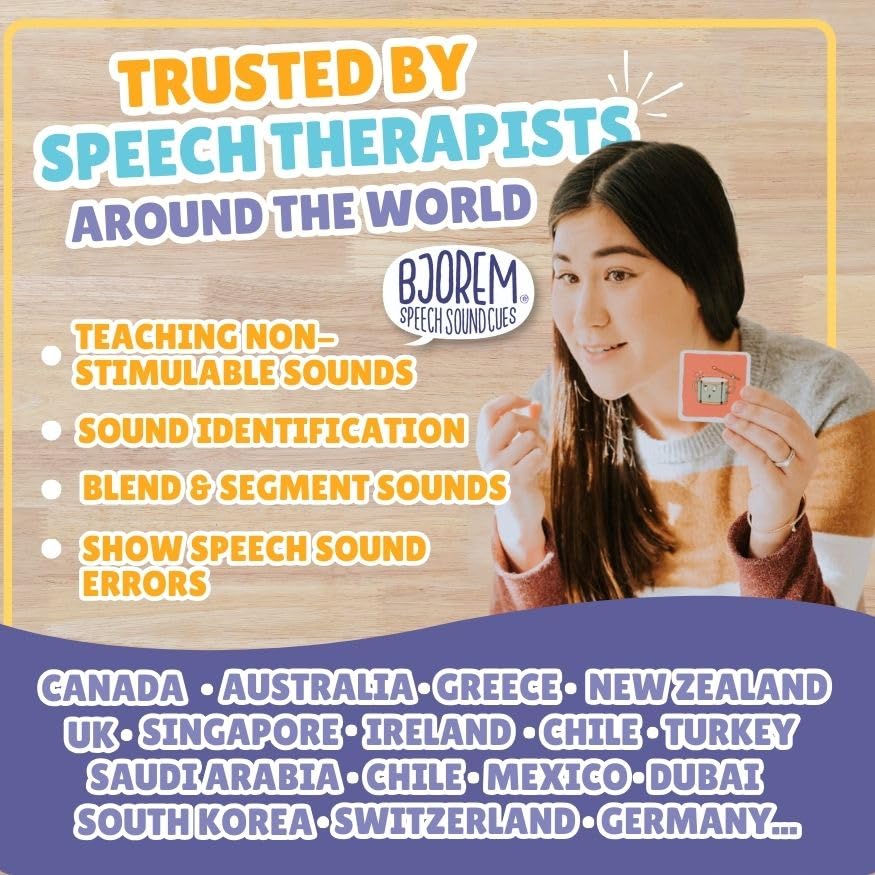 Bjorem Speech 2nd Edition Sound Cues – Comprehensive Phonetic Cue Cards for Speech Therapy & Early Literacy