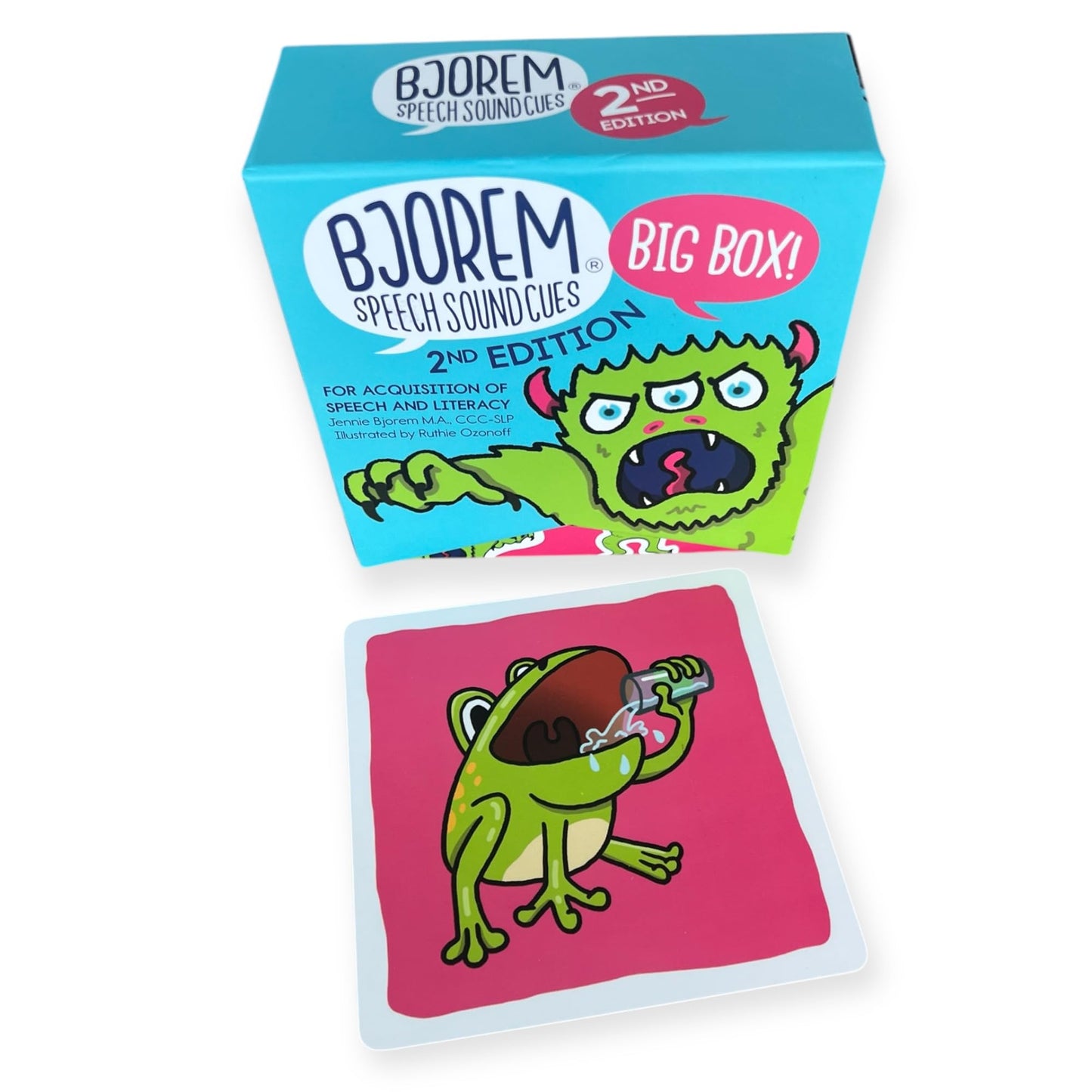Bjorem Speech 2nd Edition Big Box of Sound Cues – Phonetic Cards for Therapy & Early Literacy
