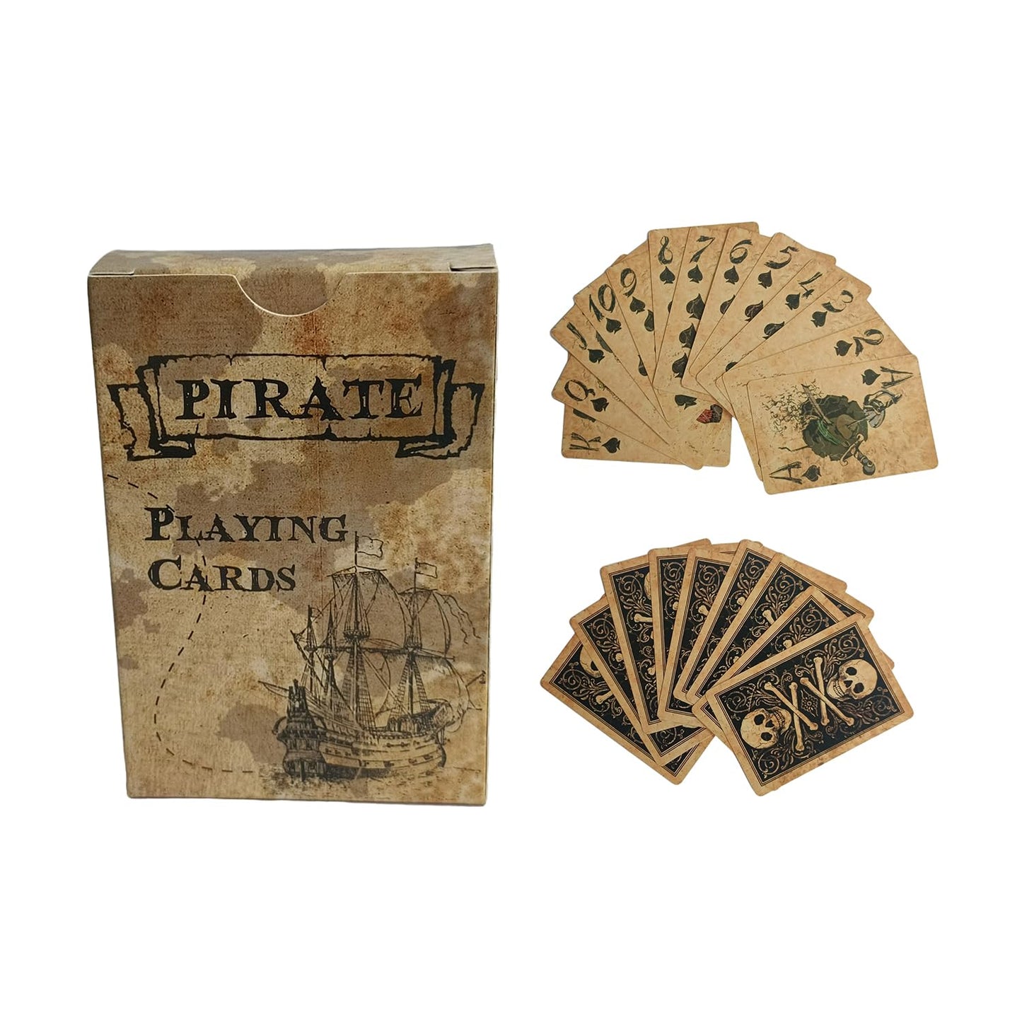 Black Lotus Pirate King Collection Playing Cards – 54-Card Retro Poker Deck