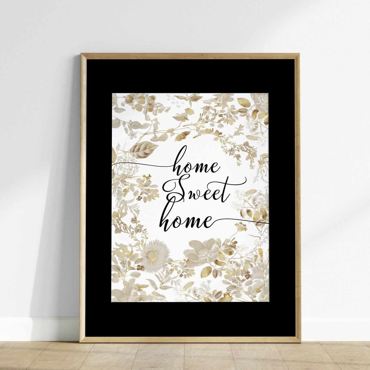 Black Picture frame Mount