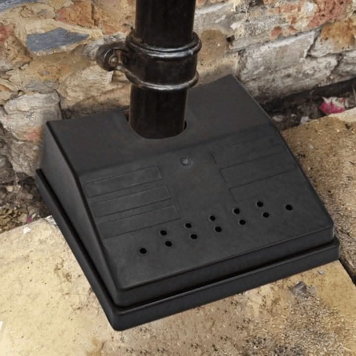 Plastic Drain Cover - Outside Black Gutter Drain Guard