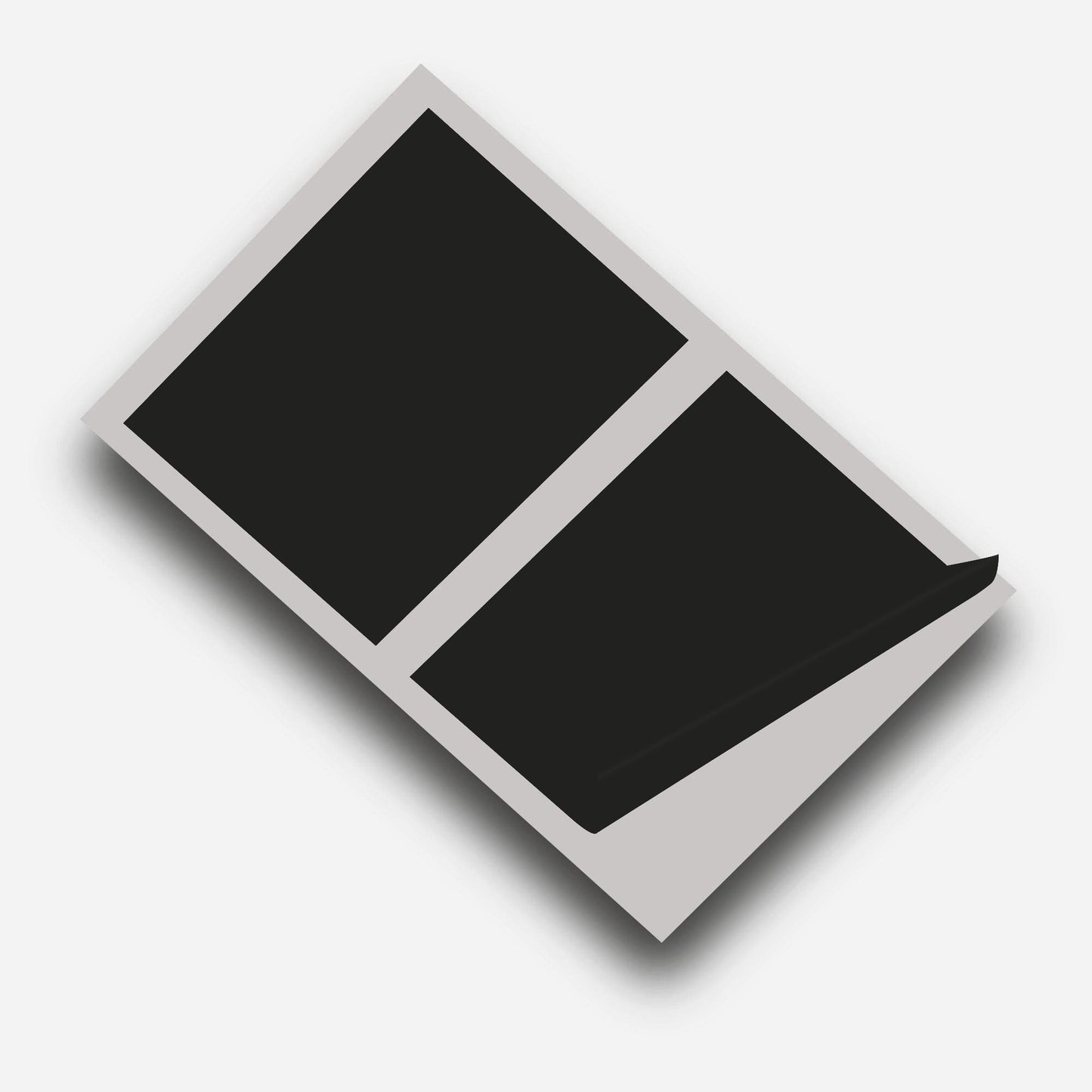 Black Matte 10 x 8 inch SQ Vinyl Wall Tile Stickers Kitchen & Bathroom Transfers
