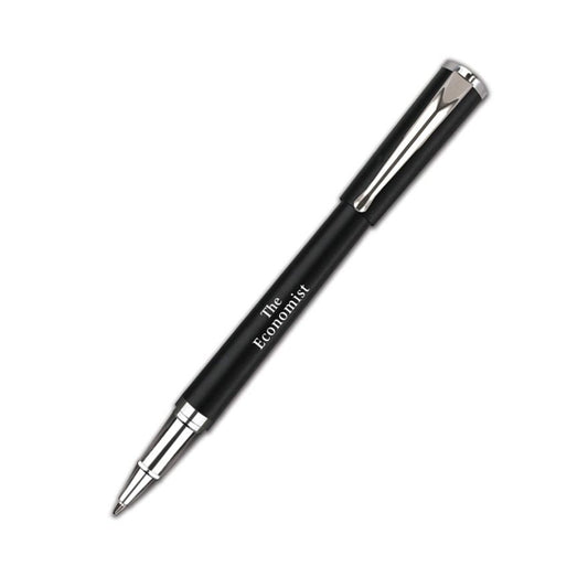 The Economist Rollerball Pen with Lid and Gift Box - Black