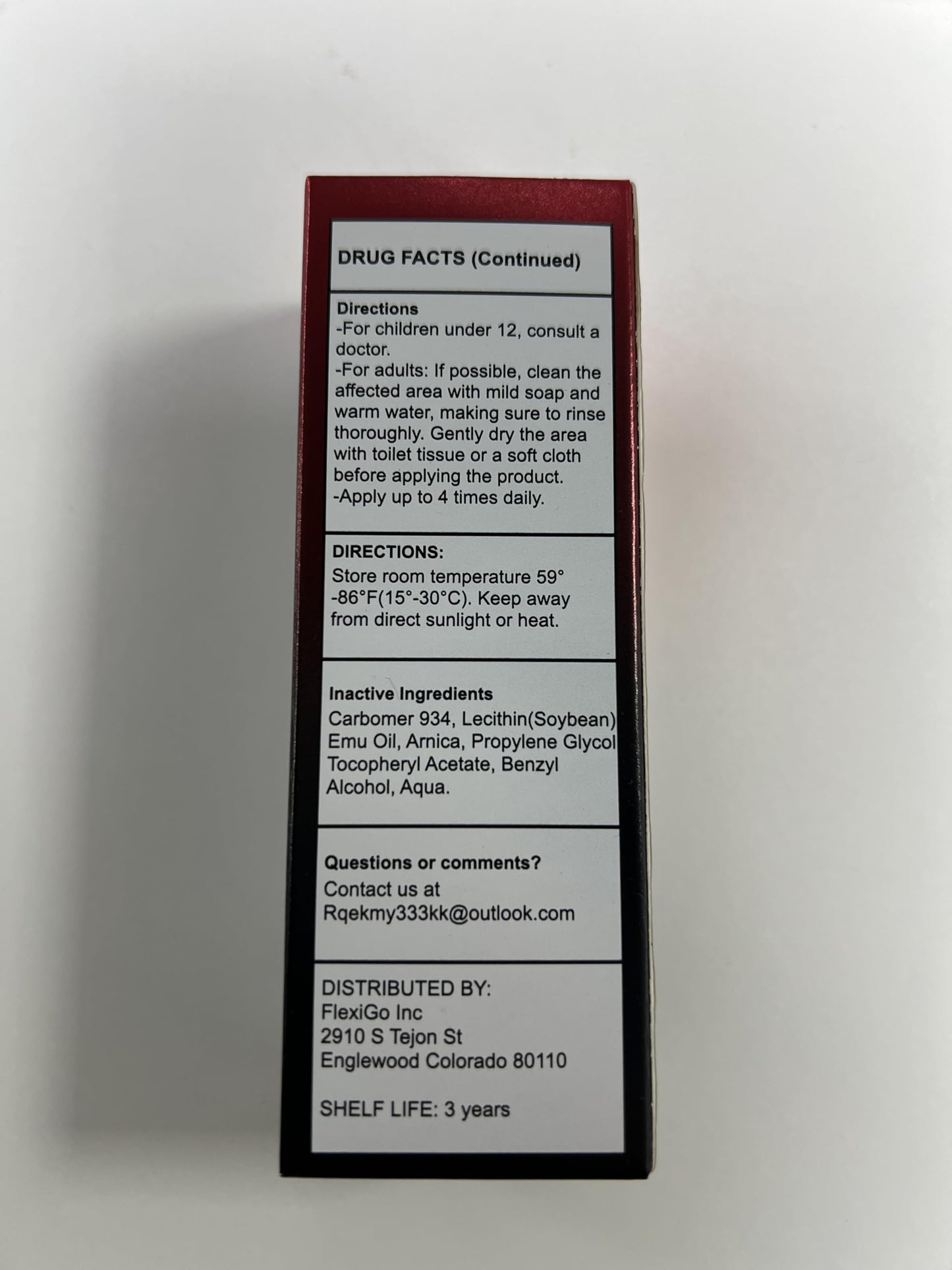 BlackCaves Numbing Cream – Maximum Strength Skin Numbing with Emu Oil & Arnica, 60ml