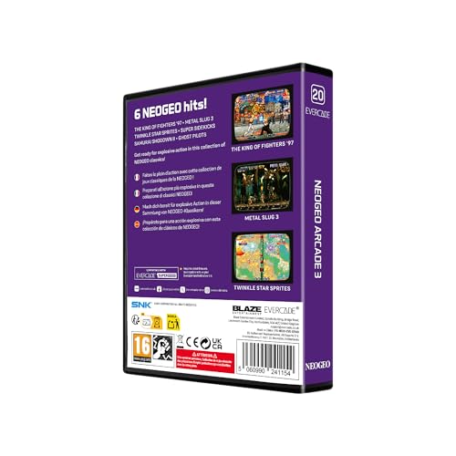 Blaze Evercade NEOGEO Arcade 3 – Classic NeoGeo Arcade Hits Collection