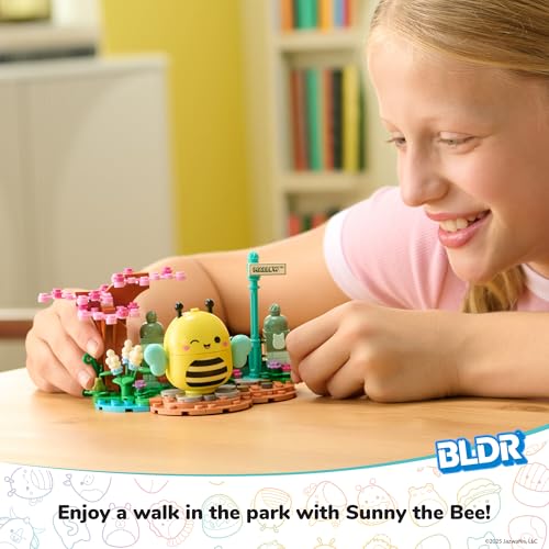 BLDR Squishmallows Sunny’s Park Life Building Set – Sunny the Bee Figure | 8+