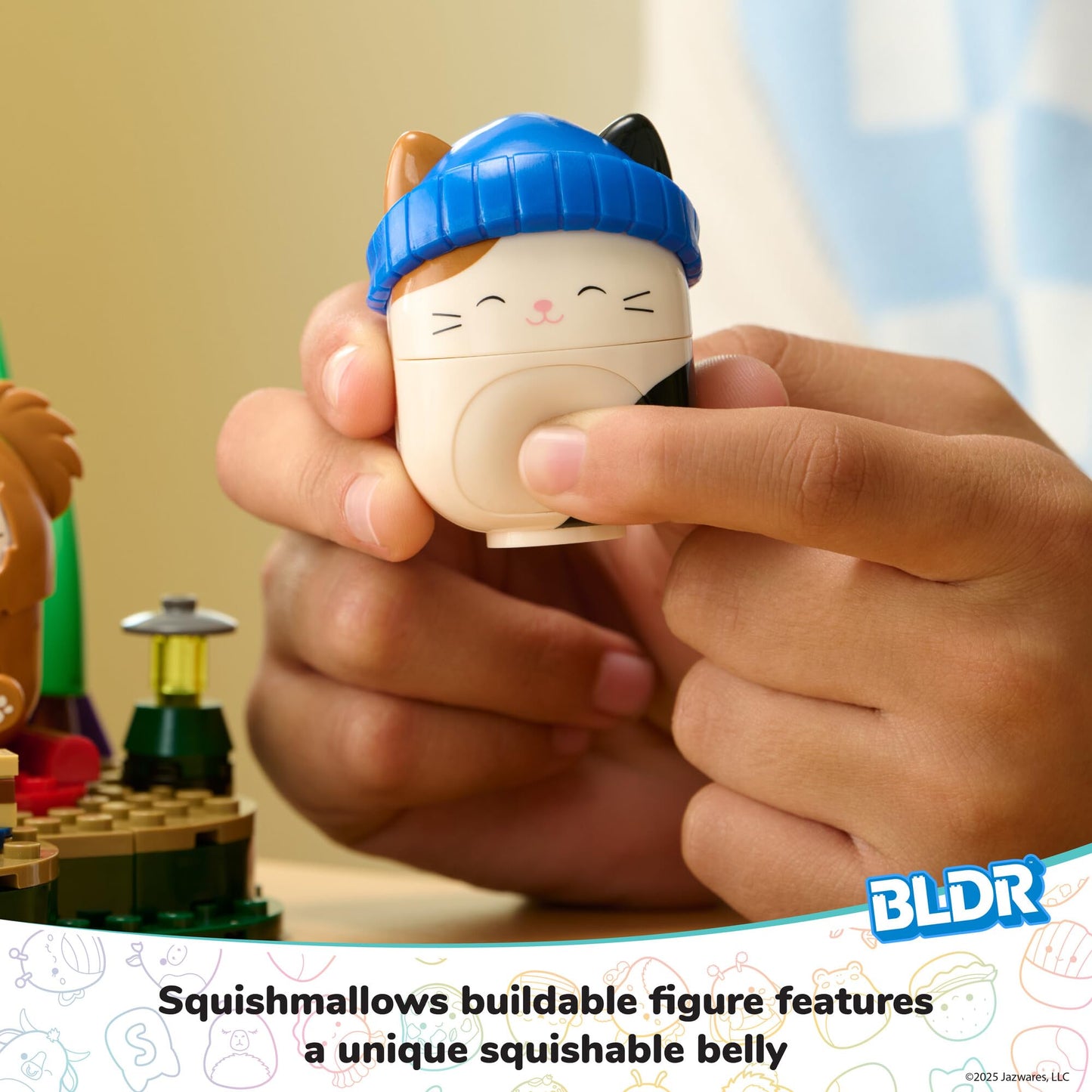 BLDR Squishmallows Outdoor Adventure Building Set – Cam & Benny Buildable Figures (8+)