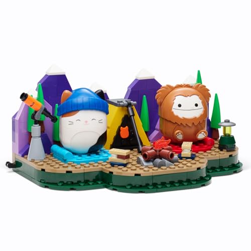 BLDR Squishmallows Outdoor Adventure Building Set – Cam & Benny Buildable Figures (8+)