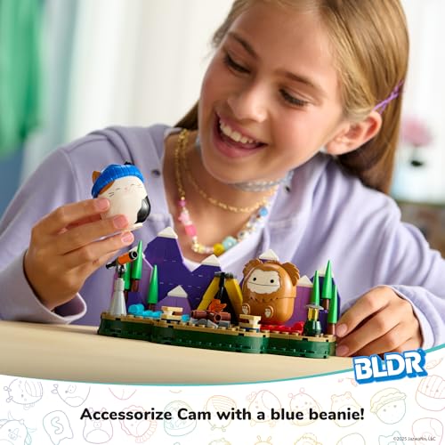 BLDR Squishmallows Outdoor Adventure Building Set – Cam & Benny Buildable Figures (8+)