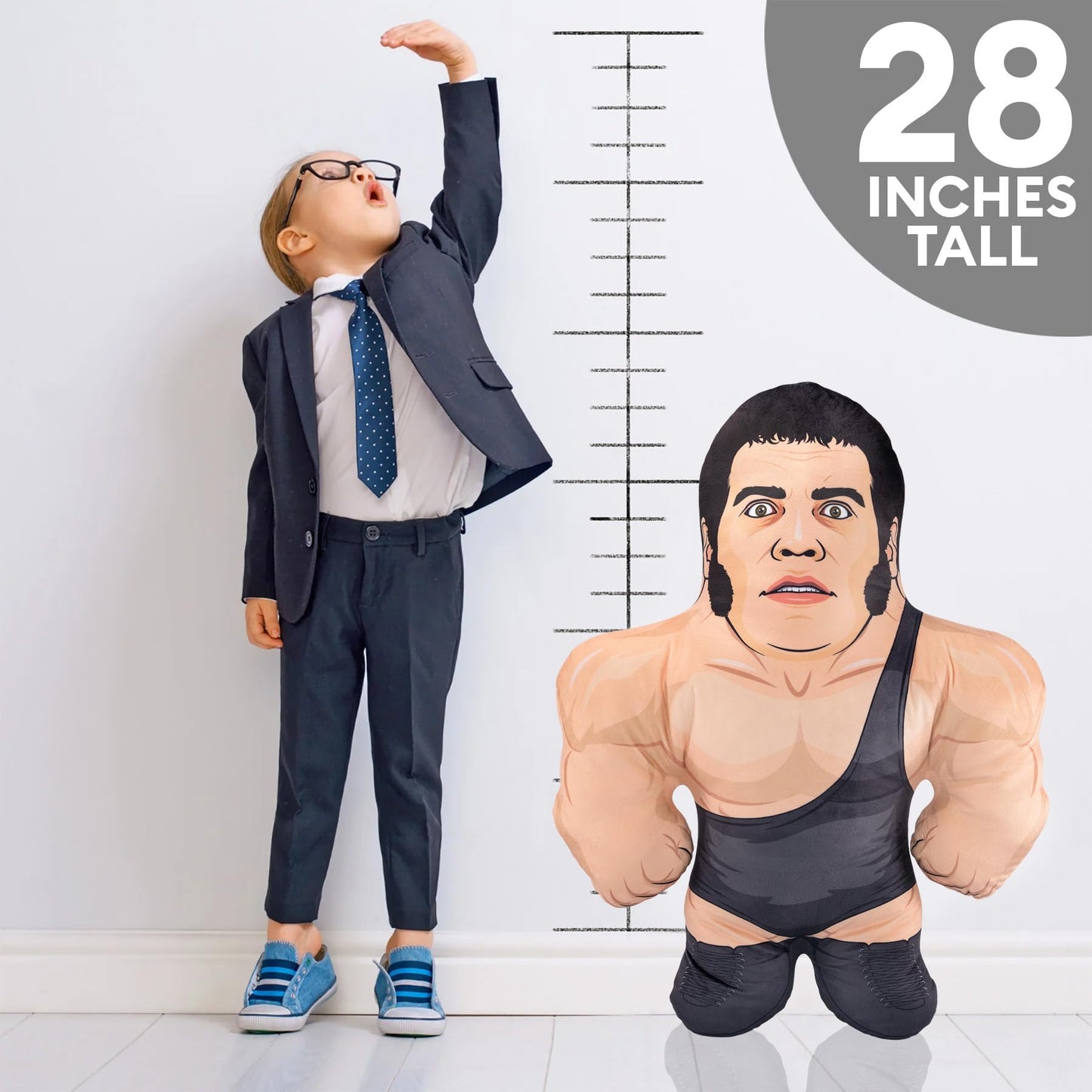 Bleacher Creatures Andre the Giant 28-Inch Bleacher Buddy Plush – WWE Licensed