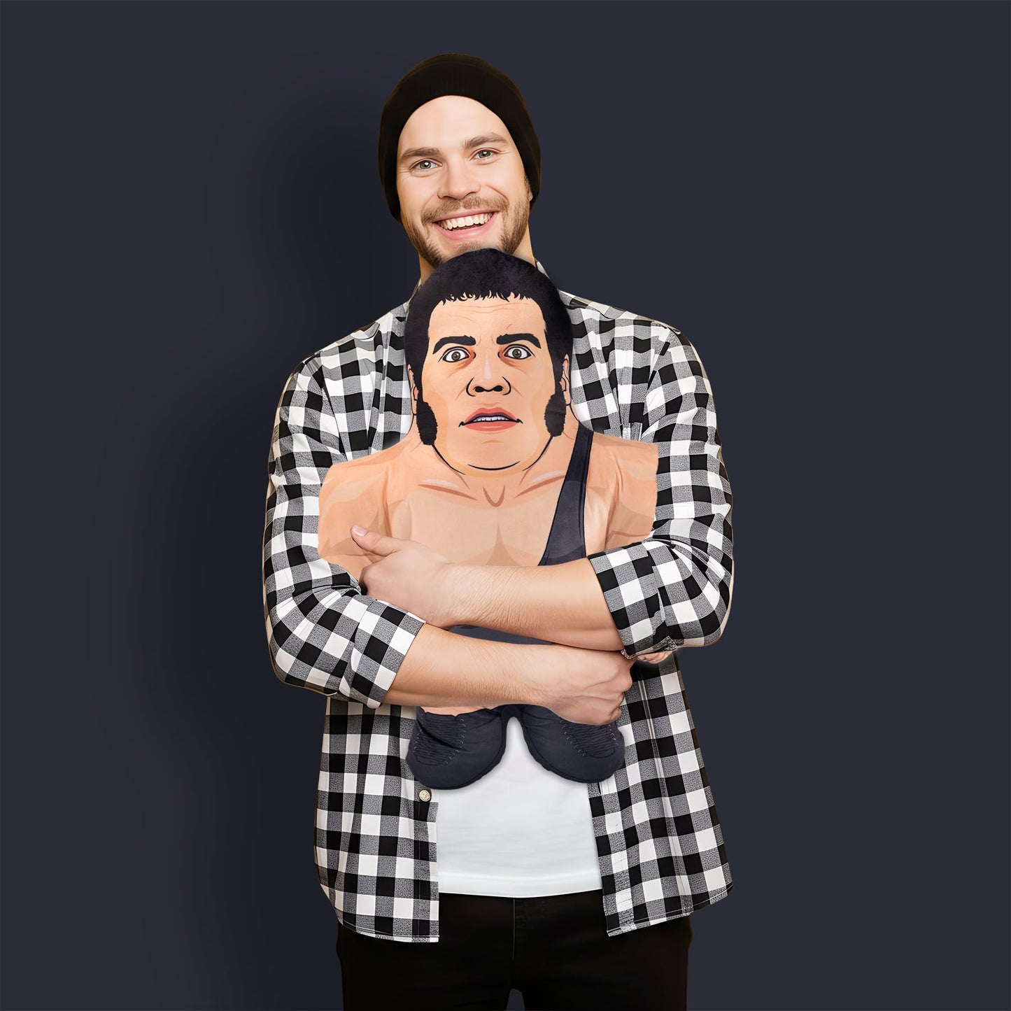 Bleacher Creatures Andre the Giant 28-Inch Bleacher Buddy Plush – WWE Licensed