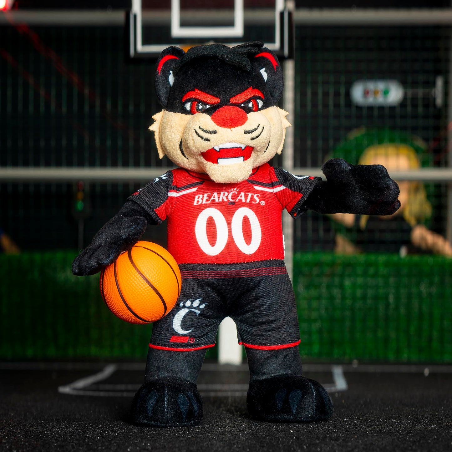 Bleacher Creatures Cincinnati Bearcats Bearcat 10-Inch Mascot Plush – Officially Licensed