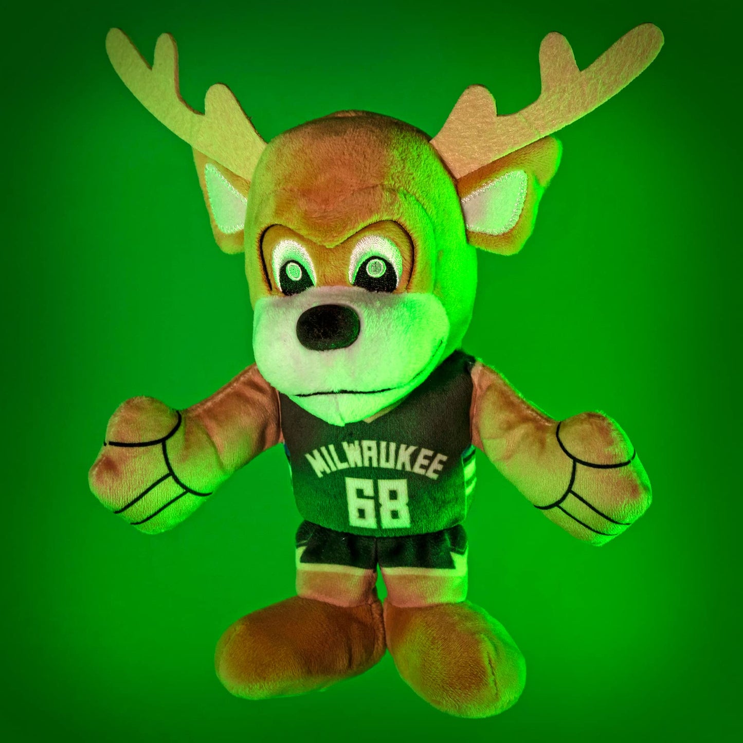 Bleacher Creatures Milwaukee Bucks Bango Kuricha Plush – 8-Inch Sitting Mascot