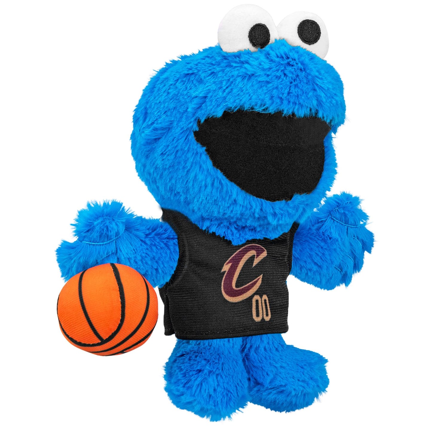 Bleacher Creatures 8-Inch Cookie Monster Plush – Cavaliers x Sesame Street, Officially Licensed
